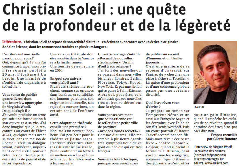 article_Le_Progrès_Christian_Soleil_2015_Edilivre