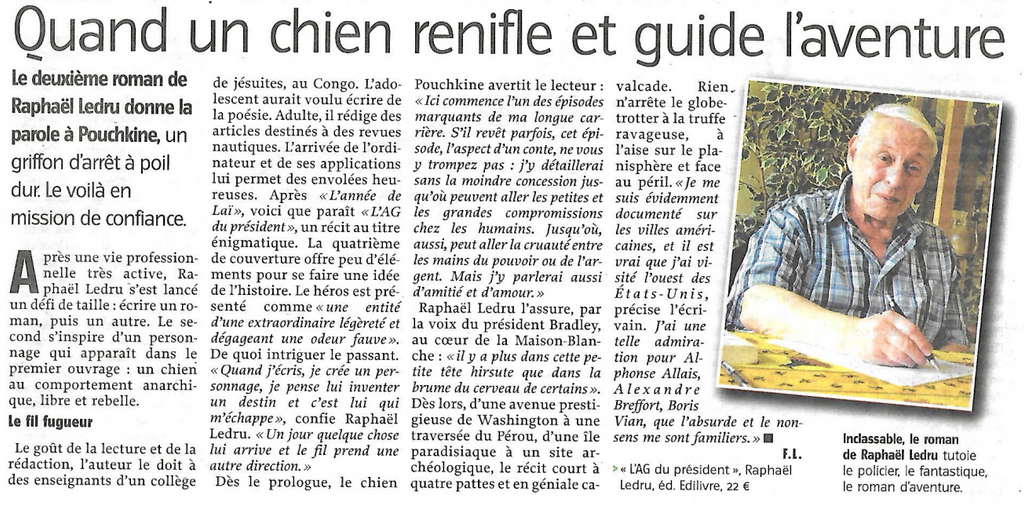 article_Le_Courrier_de_L_Escaut_Raphaël_Ledru_2015_Edilivre