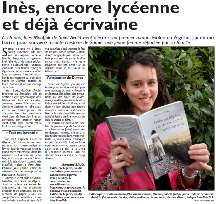 article_Le_Républicain_Lorrain_Inès_Mouffok_2015_Edilivre