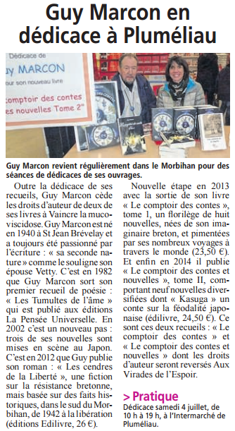article_La_Gazette_Du_Centre_Morbihan_Guy_Marcon_2015_Edilivre