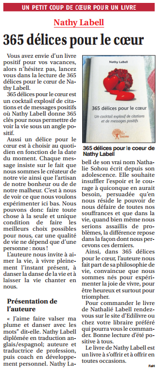 article_Le_Petit_Journal_de_L_Aude_Nathy_Labell_2015_Edilivre