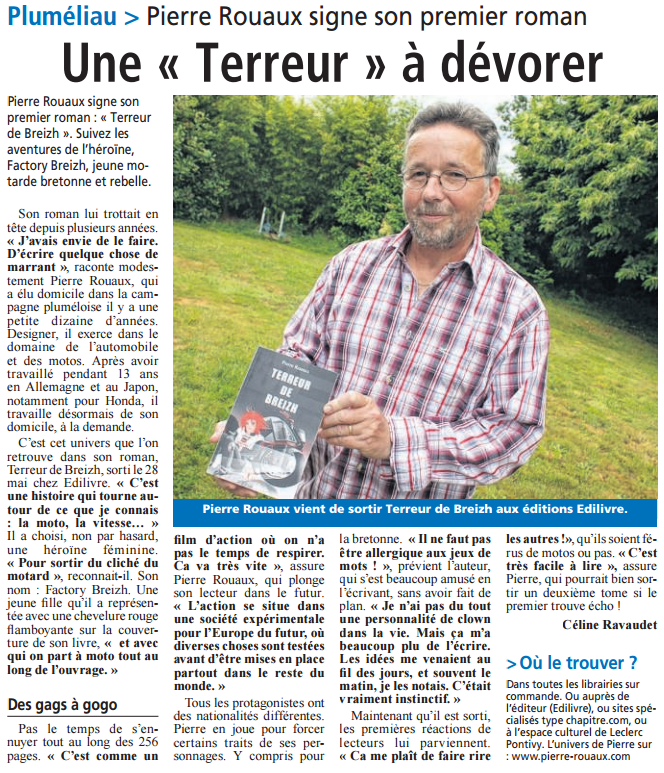 article_La_Gazette_du_Centre_Morbihan_Pierre_Rouaux_2015_Edilivre