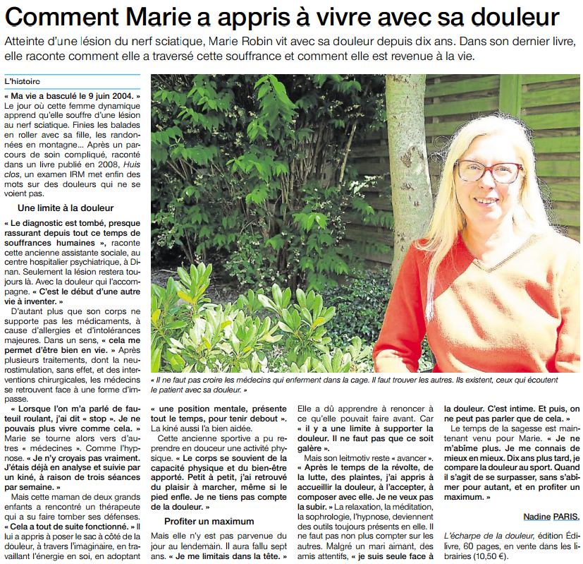 article_Ouest_France_Marie_Robin_2015_Edilivre