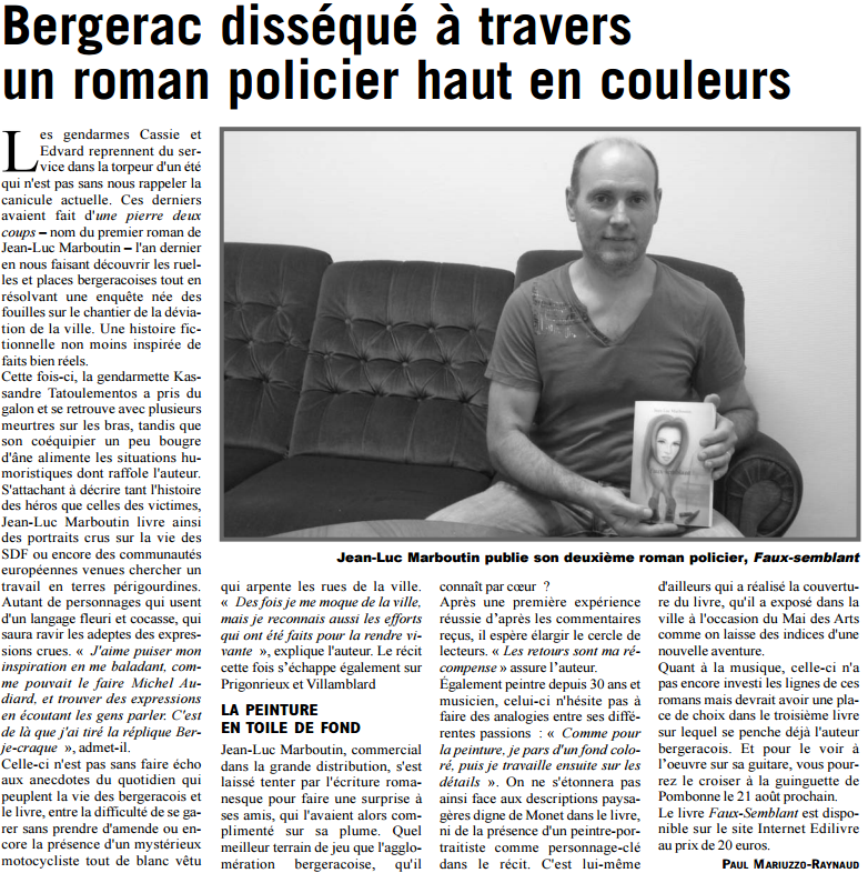 article_L_Echo_Dordogne_Jean_Luc_Marboutin_2015_Edilivre
