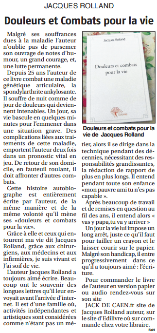 article_Le_Petit_Journal_Aude_Jacques_Rolland_2015_Edilivre