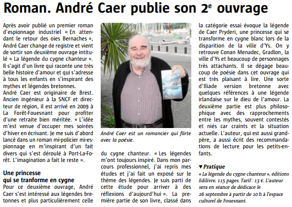 article_Le_Télégramme_Andé_Caer_2015_Edilivre