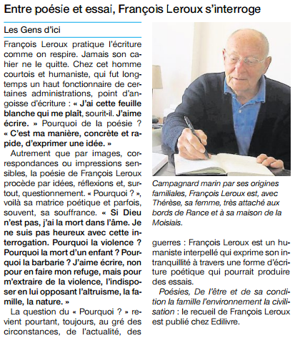 article_Ouest_France_François_Leroux_2015_Edilivre