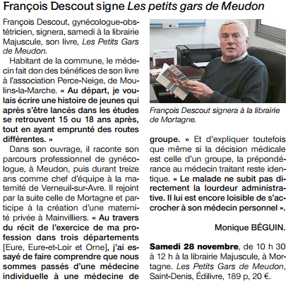 article_Ouest_France_François_Descout_2015_Edilivre