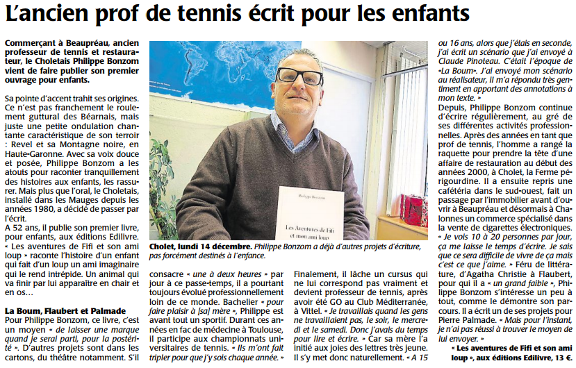 article_Le_Courrier_de_L_Ouest_2016_Philippe_Bonzom
