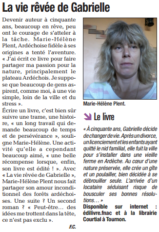 article_Le_Journal_Tournon_Tain_Marie_Hélène_Plent_2015_Edilvire