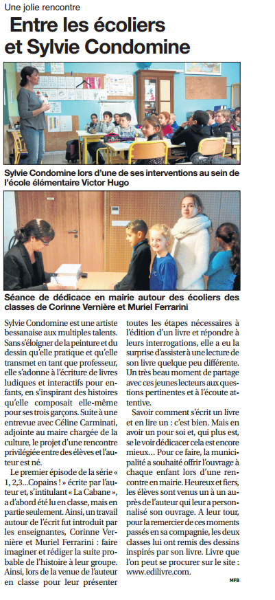 article_Le_Petit_Journal_Sylvie_Condomine_2016_Edilivre