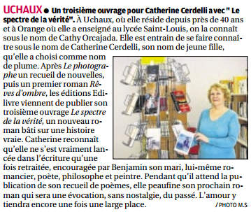 article_La_Provence_Catherine_Cerdelli_2016_Edilivre