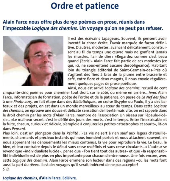 article_Le_Quotidien_Alain_Farce_2016_Edilivre