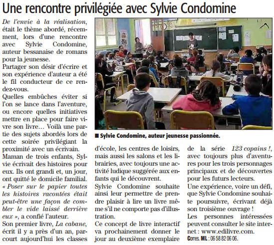 article_Midi_Libre_Sylvie_Condomine_2016_Edilivre