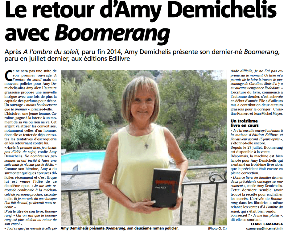 article_NiceMatin_Amy_Demichelis