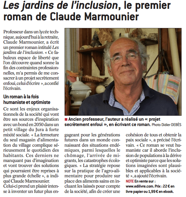 article_LeProgrès_Claude Marmounier