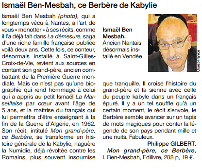 article_Ouest France_Ismaël Ben-Mesbah