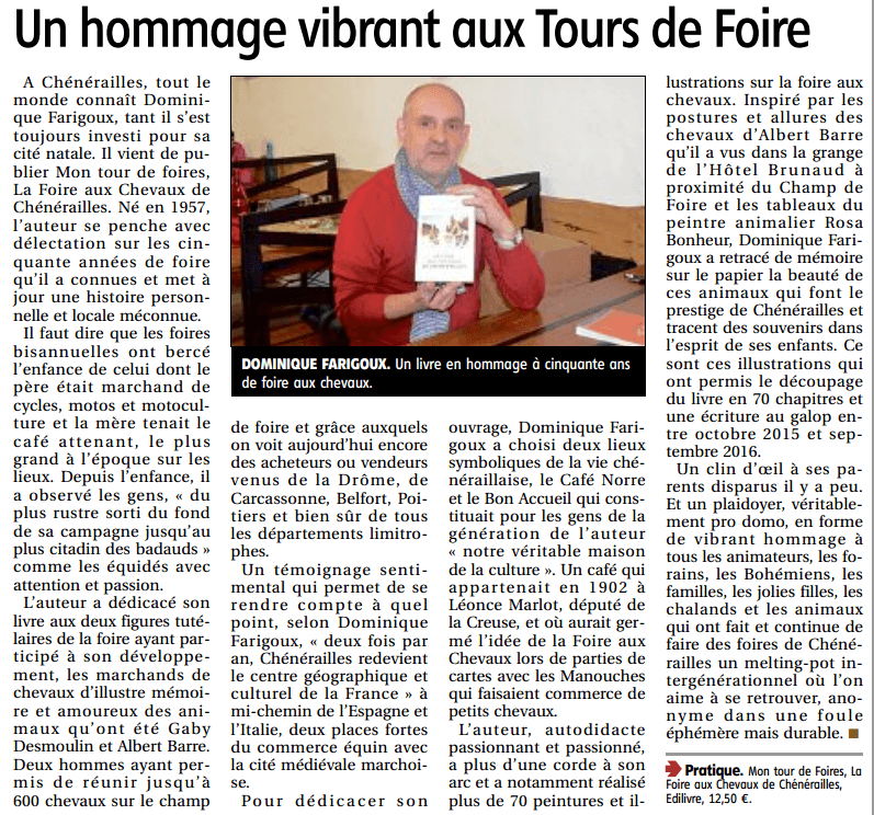 article_LePopulaireduCentre_Dominique Farigoux