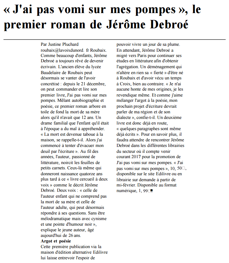 article_LaVoixduNord_JérômeDebroé