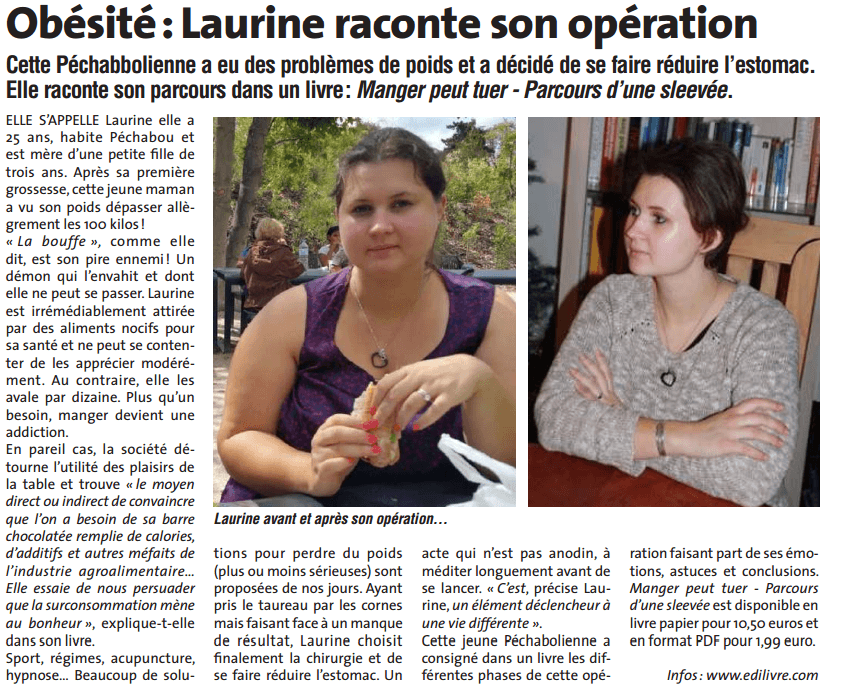 article_La Voix du Midi_Laurine