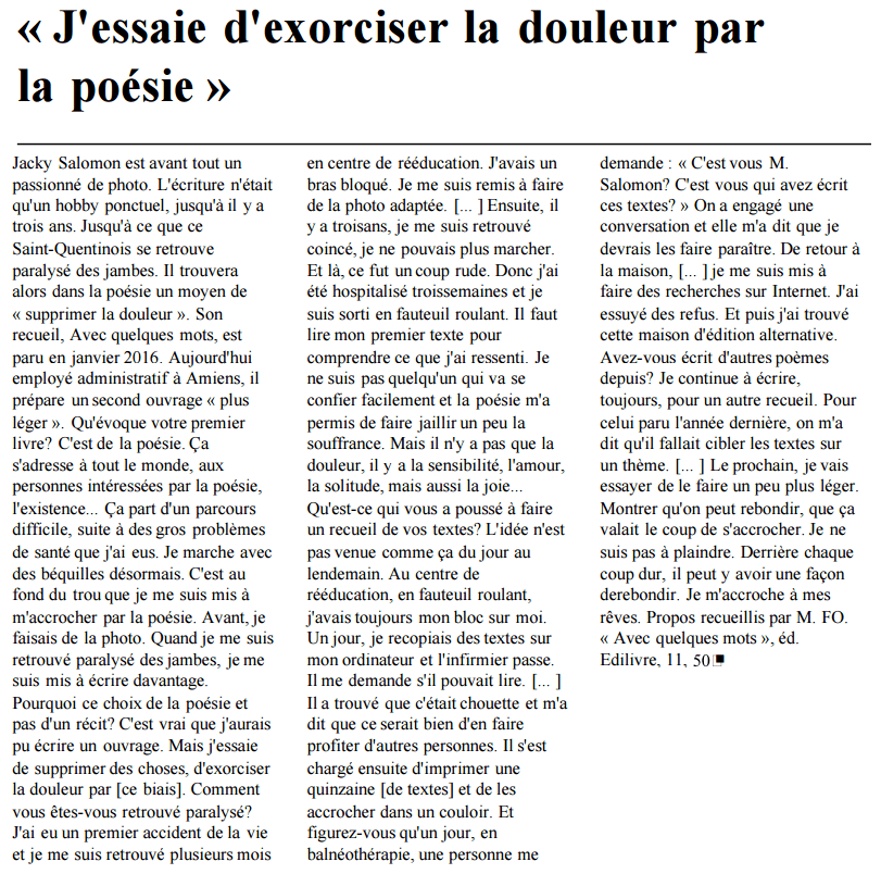 article_L'Aisne Nouvelle_Jacky Salomon