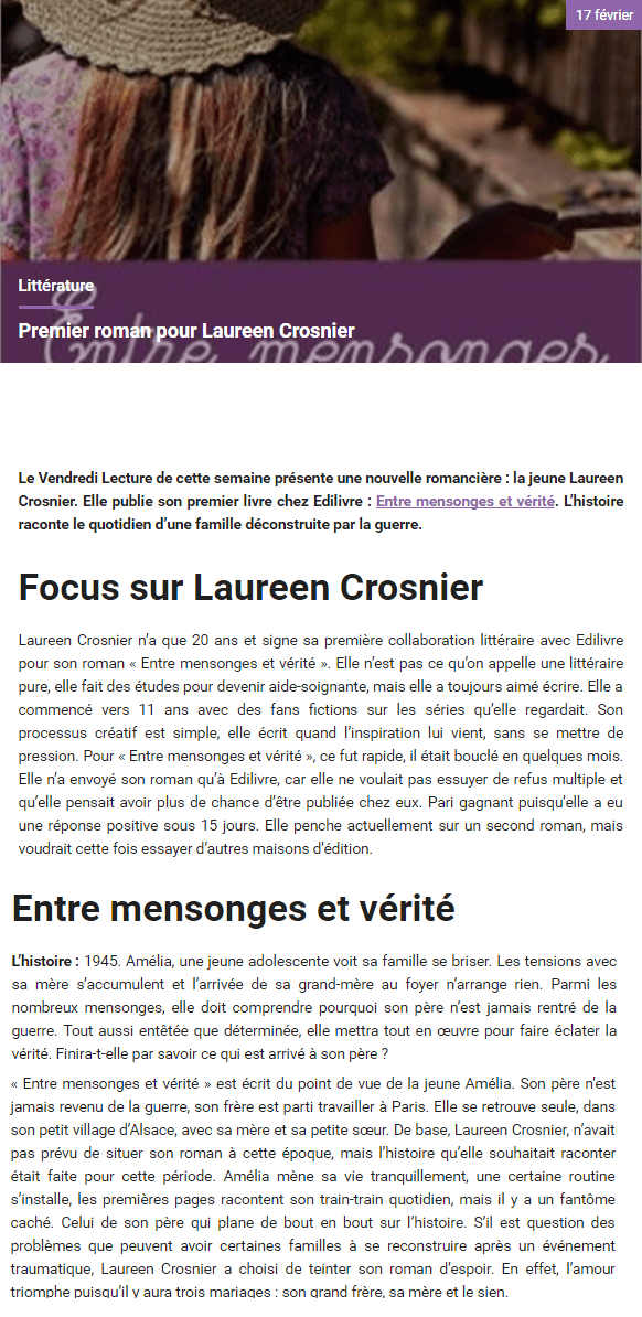 article_L'Etudiant Autonome_Laureen Crosnier_2017_Edilivre