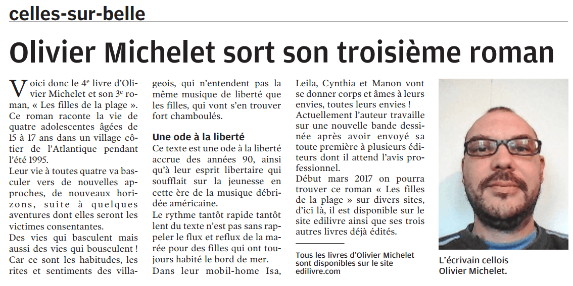 article_La Nouvelle République_Olivier Michelet