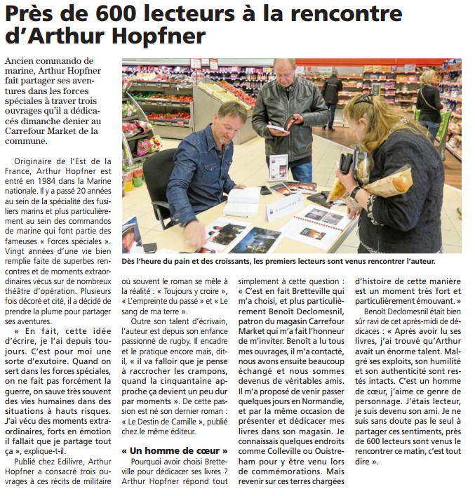 article_La Renaissance Le Bessin _Arthur Hopfner_2017_Edilivre