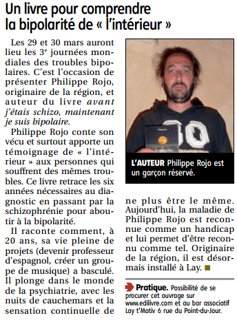 article_Le Pays_Philippe Rojo_2017_Edilivre