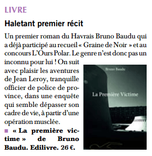 article_Paris Normandie _Bruno Baudu_2017_Edilivre