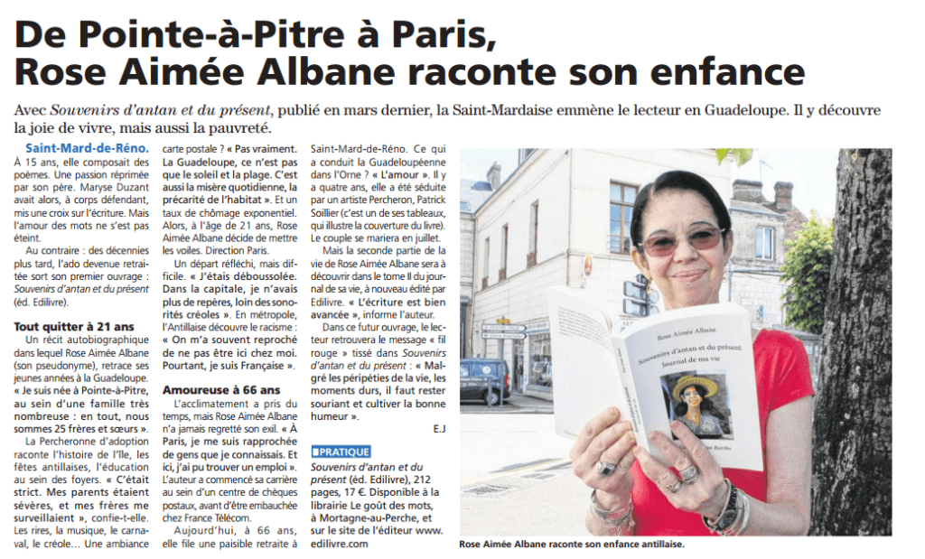 article_Le Perche _Rose Aimée Albane_2017_Edilivre