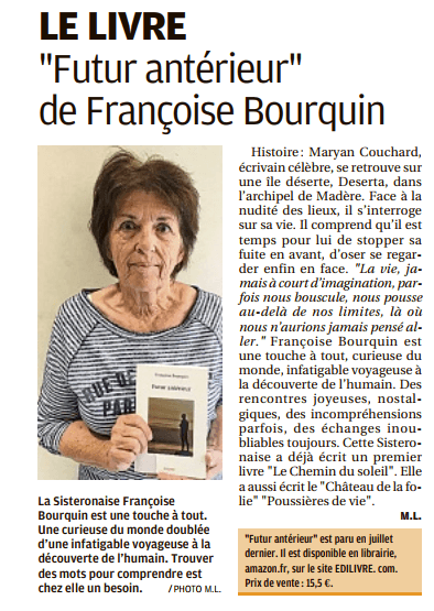 Article_La Provence Alpes_Françoise Bourquin_2017_Edilivre