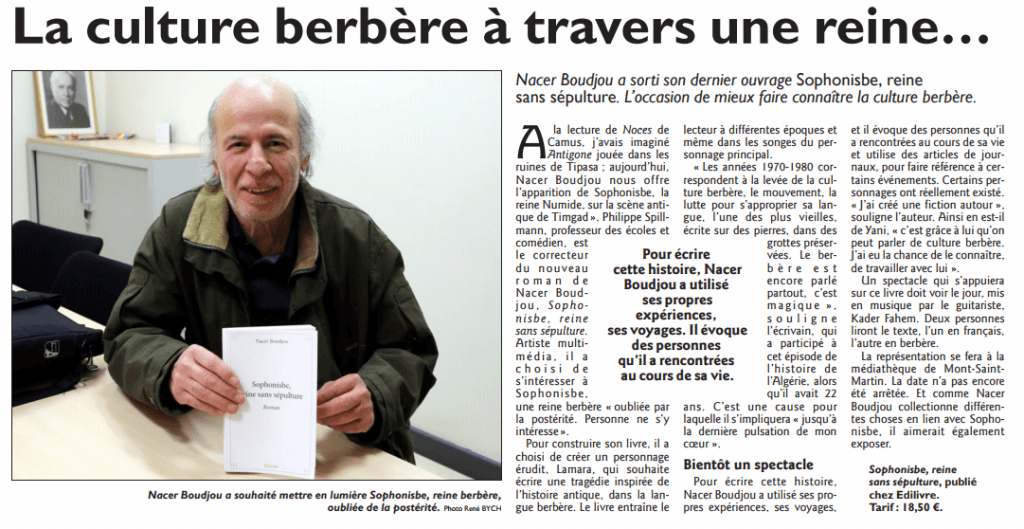 article_Le Républicain_Nacer Boudjou_2017_Edilivre