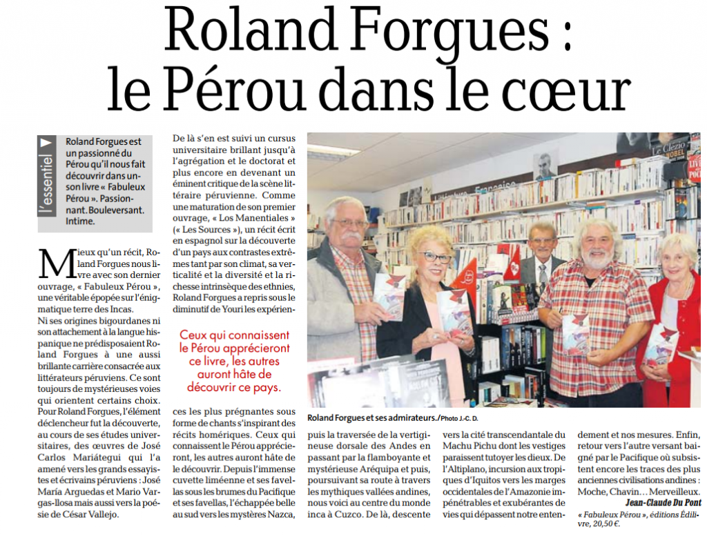 article_La_Dépêche_Roland_Forgues_2018_Edilivre