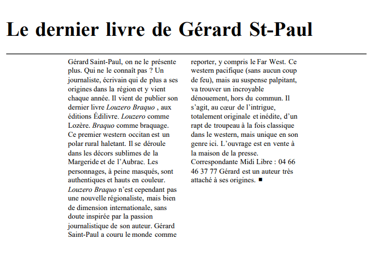 article_Midi_Libre_Gérard_st-Paul_2018_Edilivre