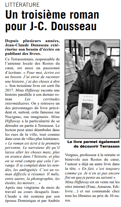 article_L'Echo_Dordogne_Jean_Claude_Dousseau_218_Edilivre