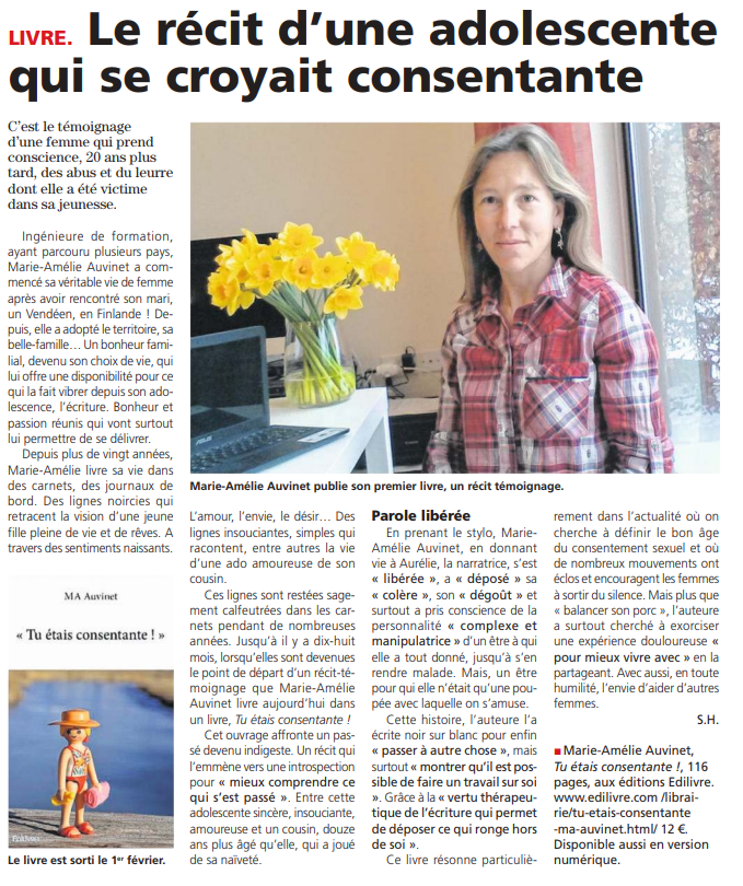 article_Le_Journal_du_Pays_Yonnais_MA_Auvinet_2018_Edilivre