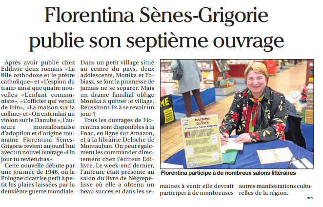 article_Le_Petit_Journal_Florentina_Sènes_Grigorie_2018_Edilivre