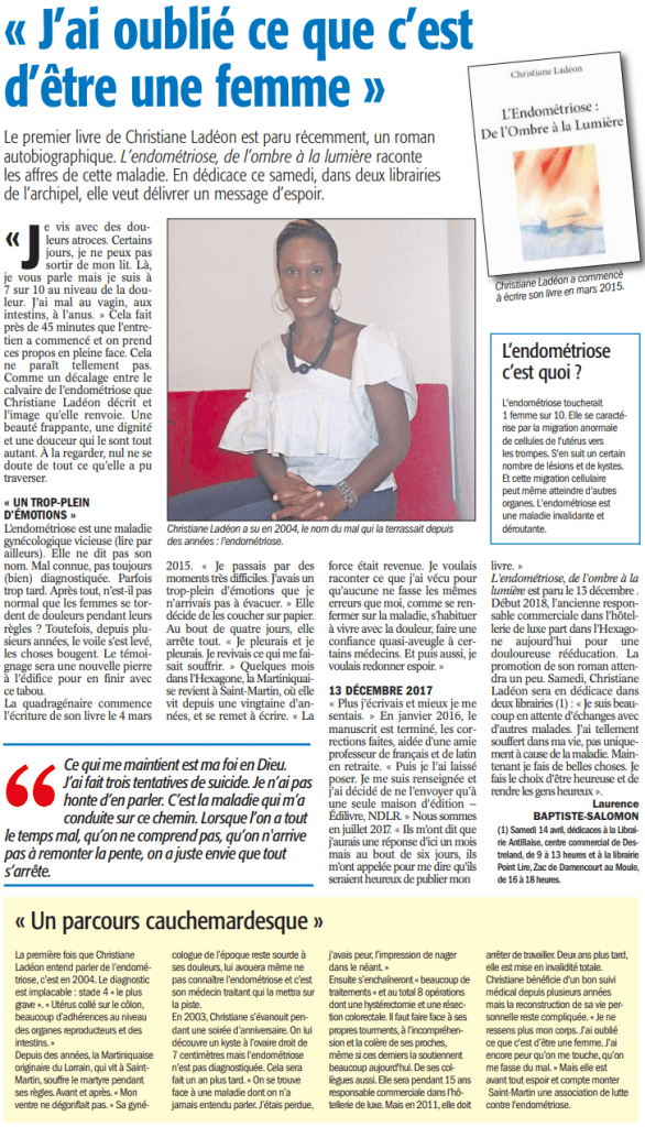 article_France_Antilles_Christiane_Ladéon_2018_Edilivre