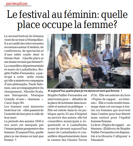 article_La_Dépêche_du_Midi_Brigitte_Pailhé_Fernandez
