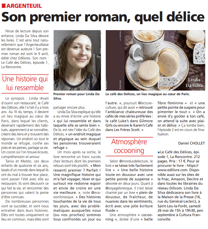 article_La_Gazette_du_Val_d'Oise_Linda_Da_Silva_2018_Edilivre