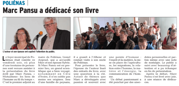 article__Le_Dauphiné_Libéré_Marc_Pansu_2018_Edilivre