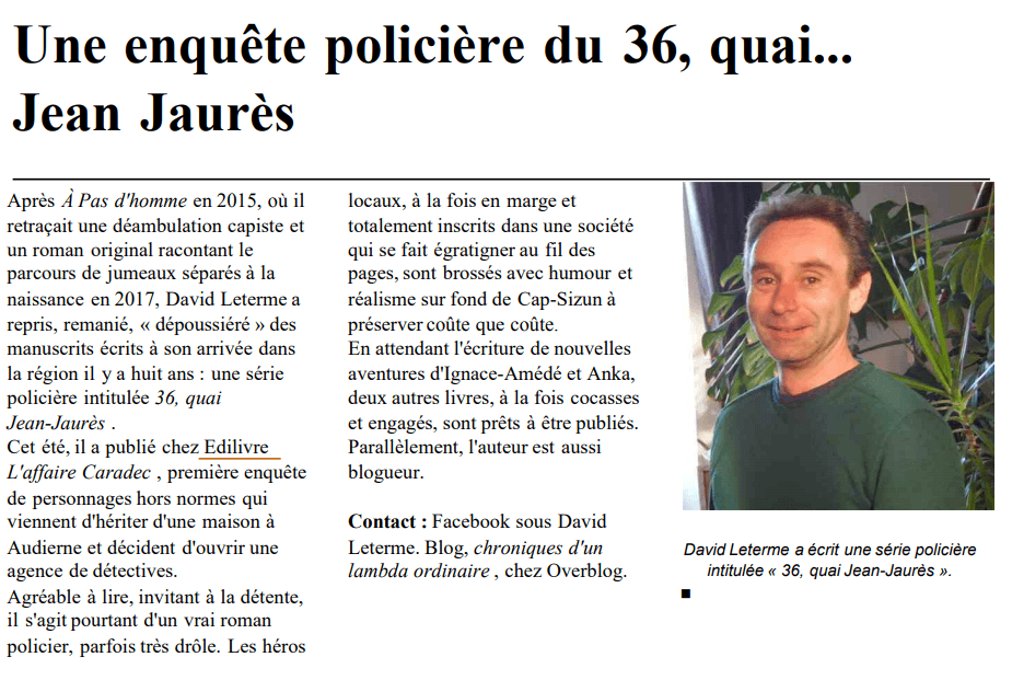 article_Ouest_France_David_Leterme_2018_Edilivre