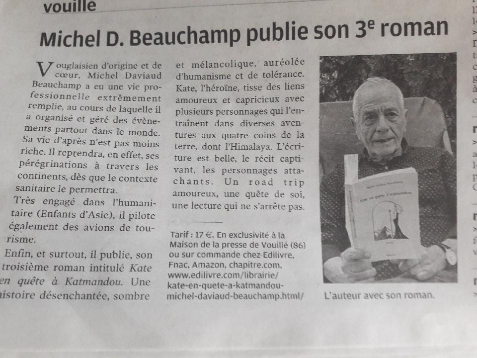 Article presse Michel Daviaud