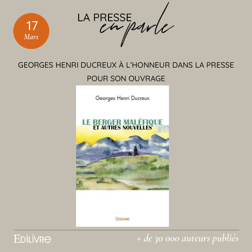 Georges Henri Ducreux à l’honneur sur le site de la radio Rdwa pour son ouvrage « Le Berger maléfique et autres nouvelles »